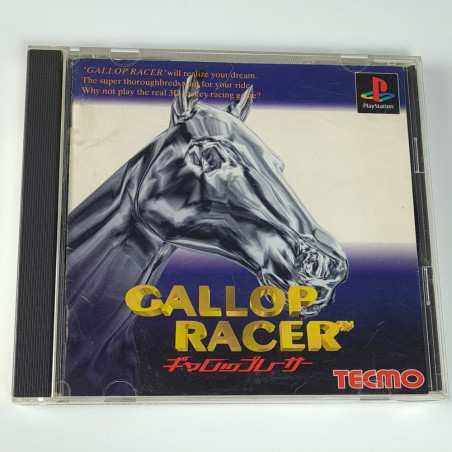 Gallop Racer PS1 Japan Ver. Playstation 1 PS One Tecmo Sport Horse Racing 1996
