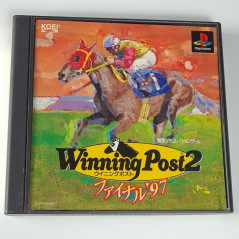 Winning Post 2: Final '97 + Spin.Card & Calendrier PS1 Japan Playstation 1 PS One KOEI Horse Racing 1997