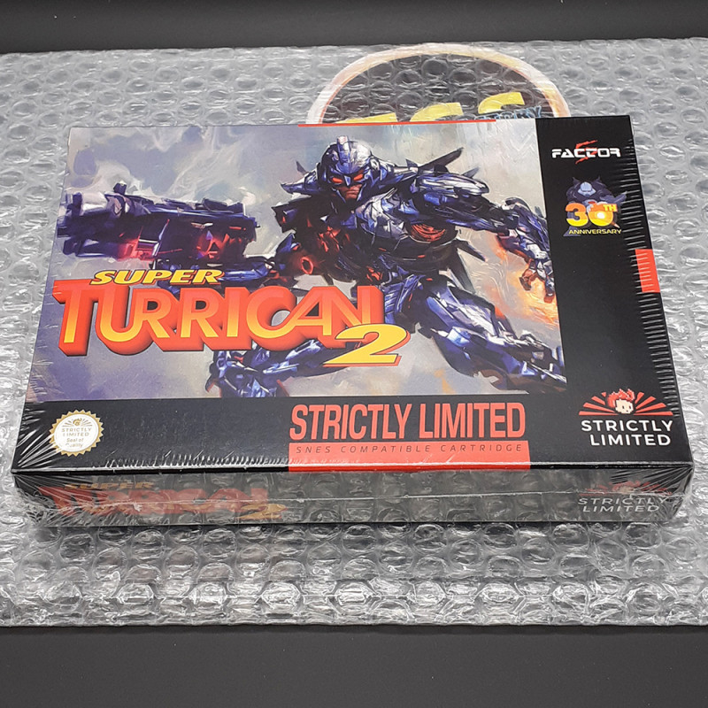 SUPER TURRICAN 2 Special Edition (+Score Attack) Strictly Limited SNES US NEW