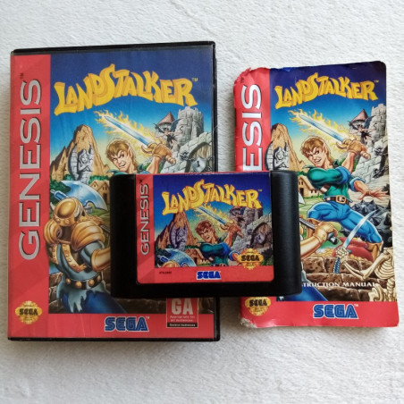 LANDSTALKER SEGA MEGADRIVE GENESIS VER. ACTION ADVENTURE MEGA DRIVE (DV-LN1)