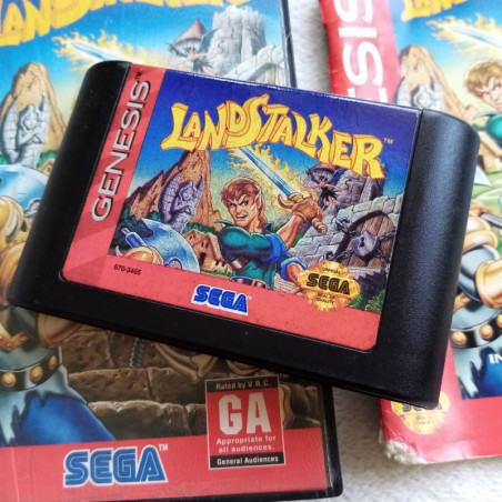 LANDSTALKER SEGA MEGADRIVE GENESIS VER. ACTION ADVENTURE MEGA DRIVE (DV-LN1)