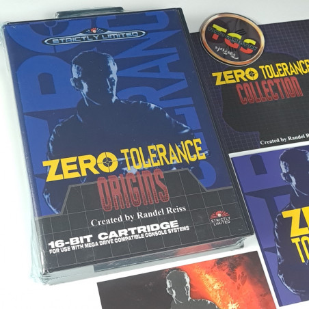 ZERO TOLERANCE ORIGINS + Cards Strictly Limited Games MEGADRIVE & US GENESIS NEW