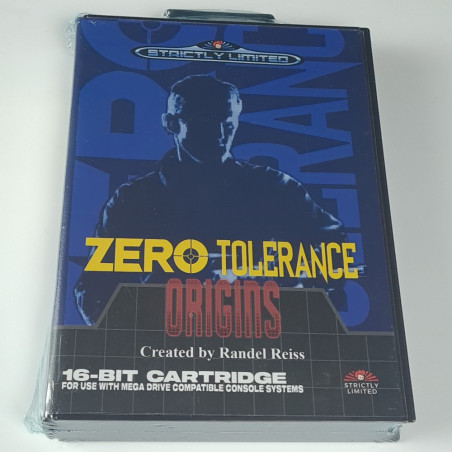 ZERO TOLERANCE ORIGINS + Cards Strictly Limited Games MEGADRIVE & US GENESIS NEW