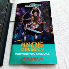 ARCUS ODYSSEY AVEC NOTICE EN FRANCAIS SEGA MEGADRIVE GENESIS VER. RPG RENOVATION MEGA DRIVE 1991 (DV-LN1)