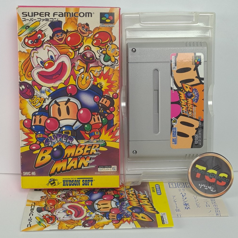 SFC Super Bomberman 3 Super Famicom Bomber Man SNES Nintendo Game Japan JP