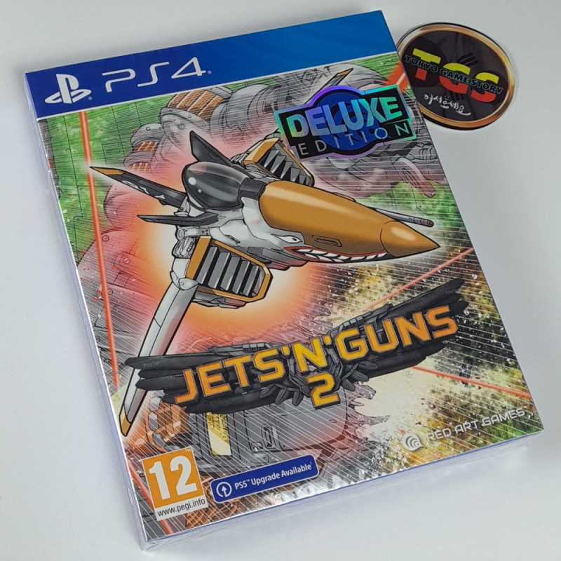 JETS'N'GUNS 2 PS4 EU Game in English NEW Red Art Games Shmup Shoot'em