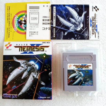 NEMESIS II NINTENDO GAME BOY JAPAN VER. MINT SHMUP SHOOTING KONAMI GRADIUS DMG-NEA GAMEBOY (DV-LN1)