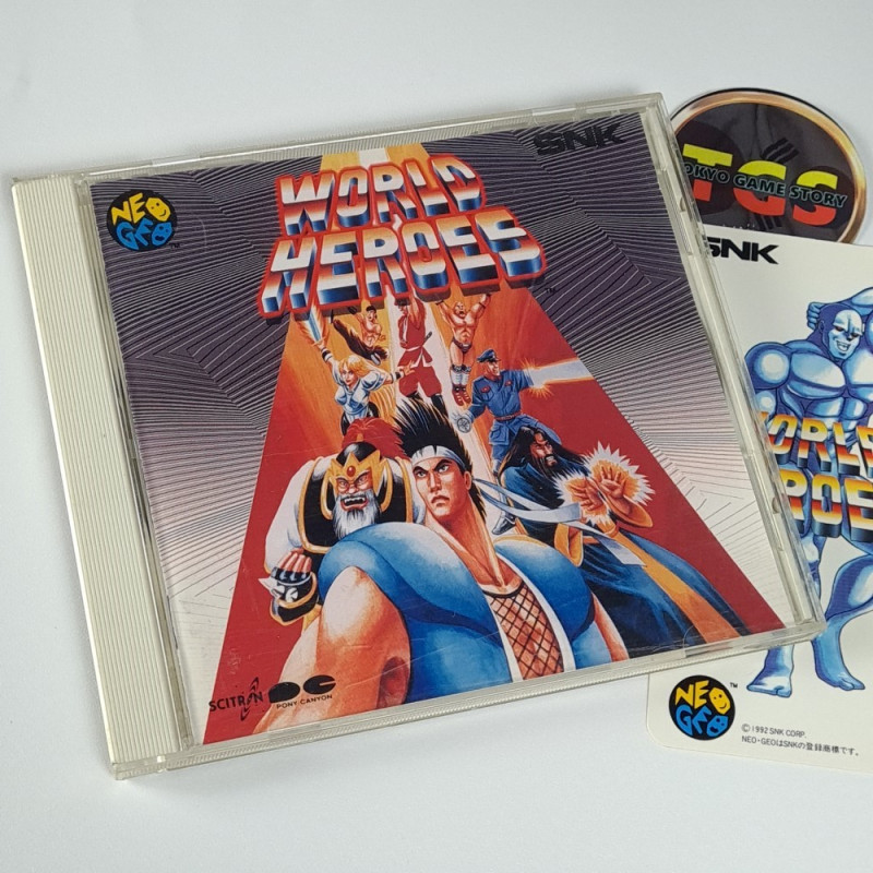 World Heroes CD +Bonus Card Original Soundtrack OST Japan SNK NeoGeo Game Music PCCB-00106