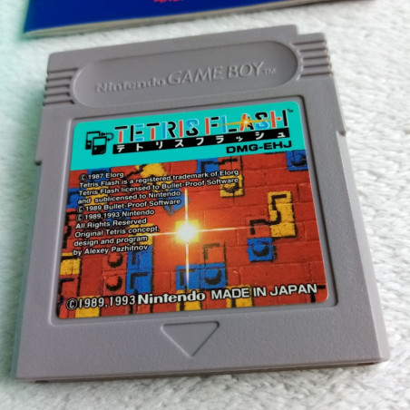 Tetris Flash Nintendo Game Boy Japan Ver. Action Puzzle Game DMG-EHJ Gameboy