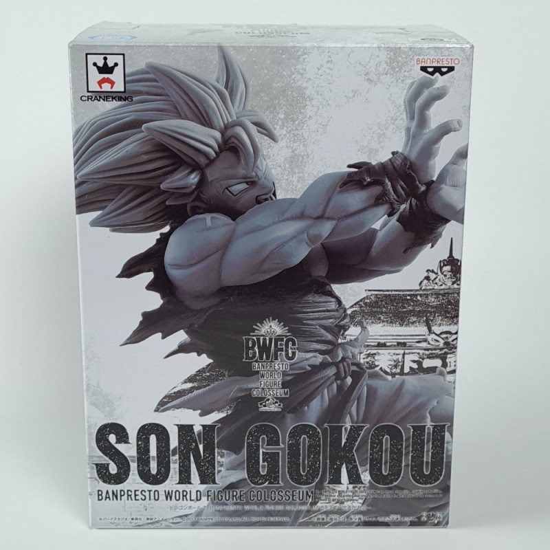 Achat Vente Banpresto Dragon Ball Z Son Gokou Kameha Black White World Figure Colosseum