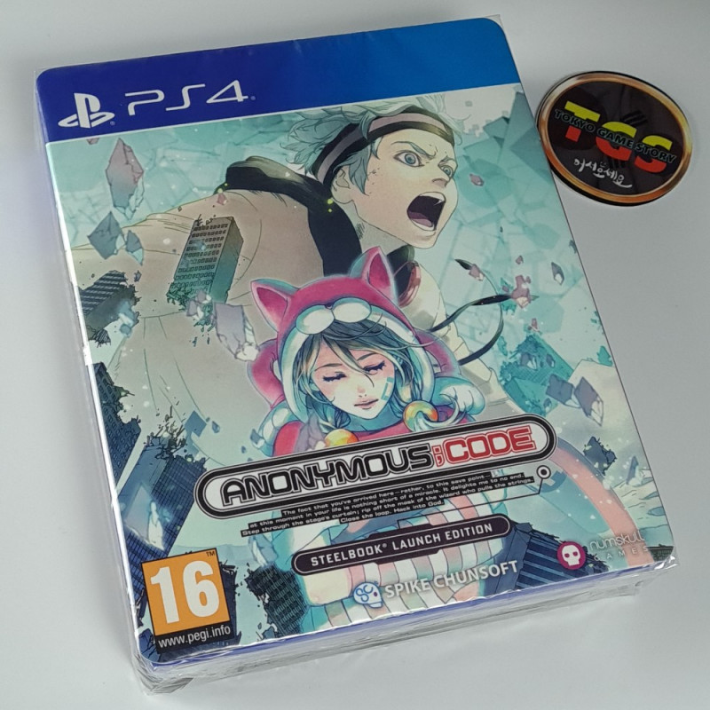 ANONYMOUS CODE STEELBOOK LAUNCH EDITION PS4 Visual Novel Game In English New