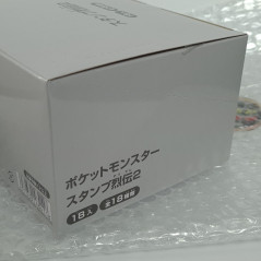 Ensky Pokémon Stamp/Tampons Collection Vol.2 18 Pieces Box Japan New