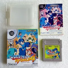 ロックマンワールド4 Nintendo Game Boy Japan Ver Platform Action Capcom Megaman 1993 Dmg R4j Gameboy