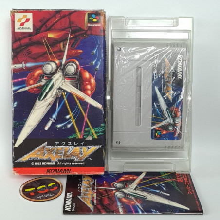 Axelay Super Famicom Japan Ver. Shmup Konami 1992 (Nintendo SFC) SHVC-AX