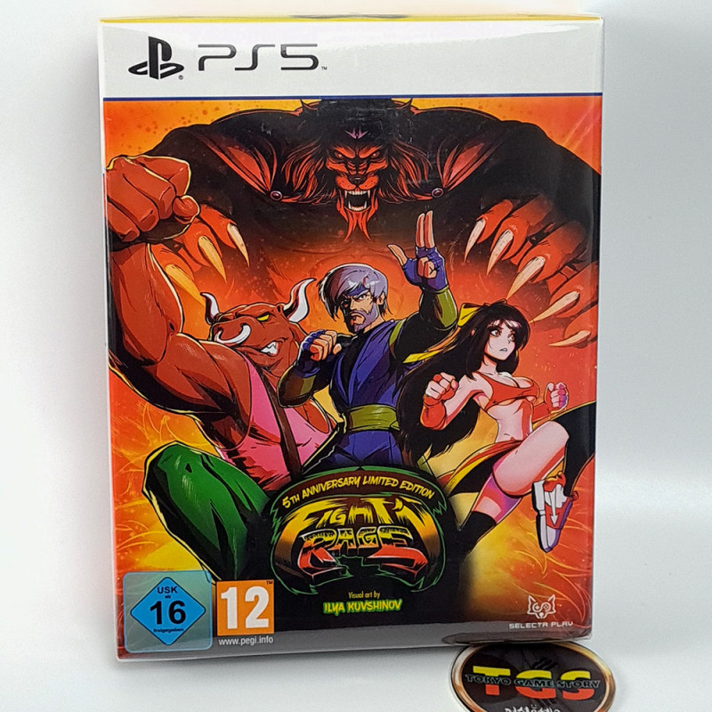 Fight'N Rage 5th Anniversary Limited Edition PS5 EU Game In EN-JP-CH-ES NEW Beat'em Up