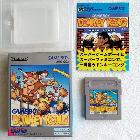 Donkey Kong Nintendo Game Boy Japan Ver. DMG-QDA Gameboy 1994