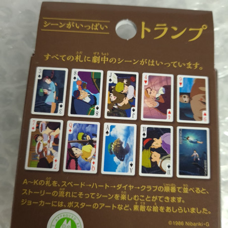 Studio Ghibli Castle In The Sky Laputa Playing Cards Trump Game/Jeu De Cartes Ensky Japan New
