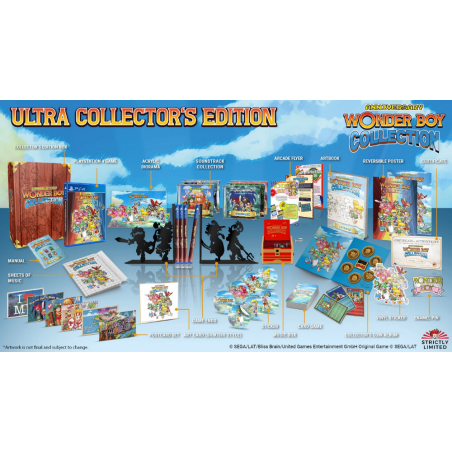Wonder Boy Anniversary Collection ULTRA Collector's Edition PS4 Strictly Limited (499Ex!)+Card NEW