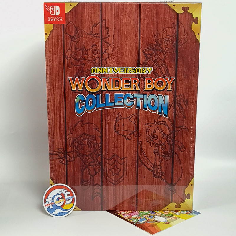 Wonder Boy Anniversary Collection ULTRA Collector's Edition Switch Strictly Limited (999Ex!)+Card NEW