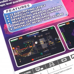 Hyper Sentinel SWITCH VGNY Game in Multi-Language New Shmup Pixel Retro 2023