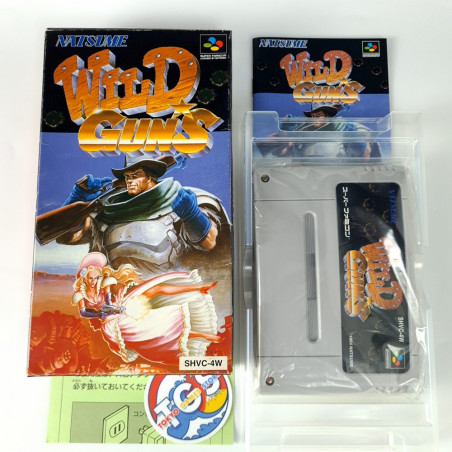 WILD GUNS Super Famicom Japan Game (Nintendo SFC) Natsume 1994 SHVC-4W