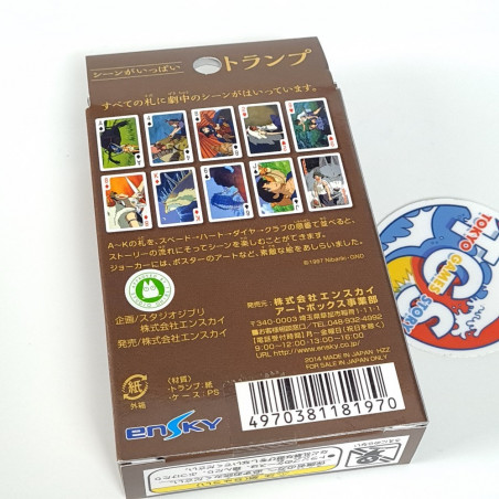 Princesse Mononoke Hime Trump Card Game (Jeu de Cartes) Ghibli/Ensky Japan New