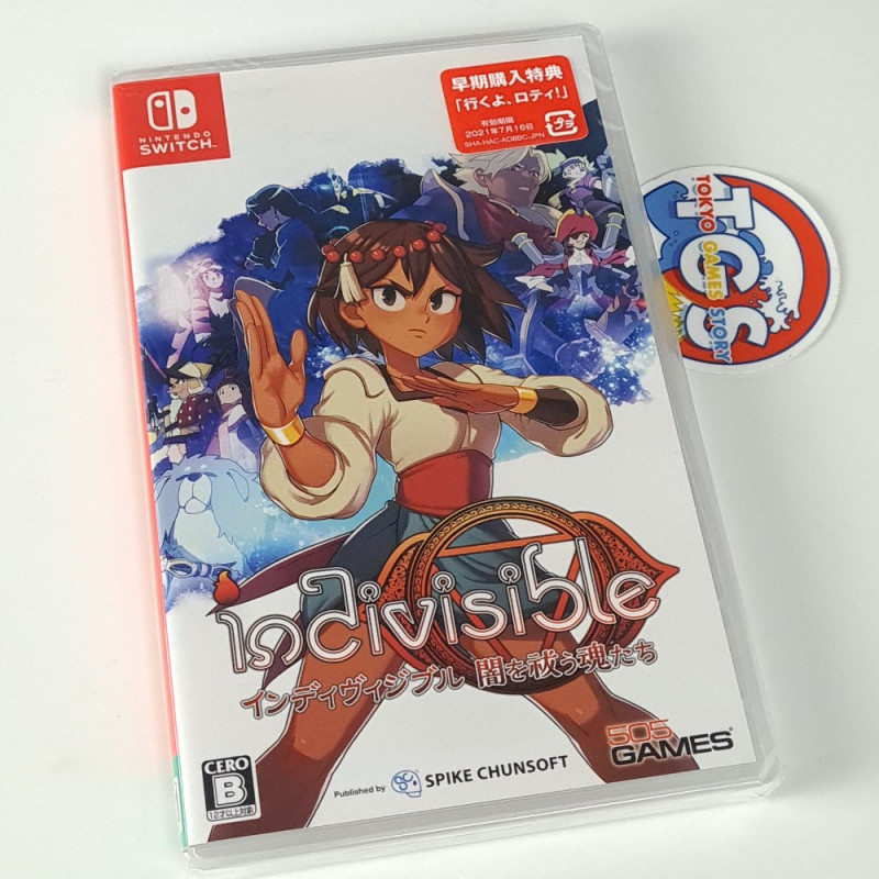 Indivisible Switch Japan Physical Game In EN-FR-DE-ES-IT-PT New Action RPG Spike Chunsoft
