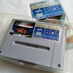 Aguri Suzuki F-1 Super Driving Super Famicom Japan Ver. Racing Lozc 1992 (Nintendo SFC) SHVC-GF