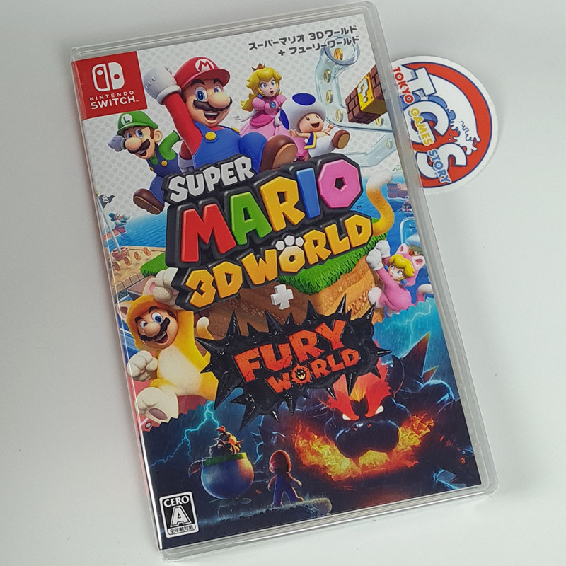 Super Mario 3D World + Fury World Switch Japan FactorySealed Game In MULTILANGUAGE Platform Nintendo