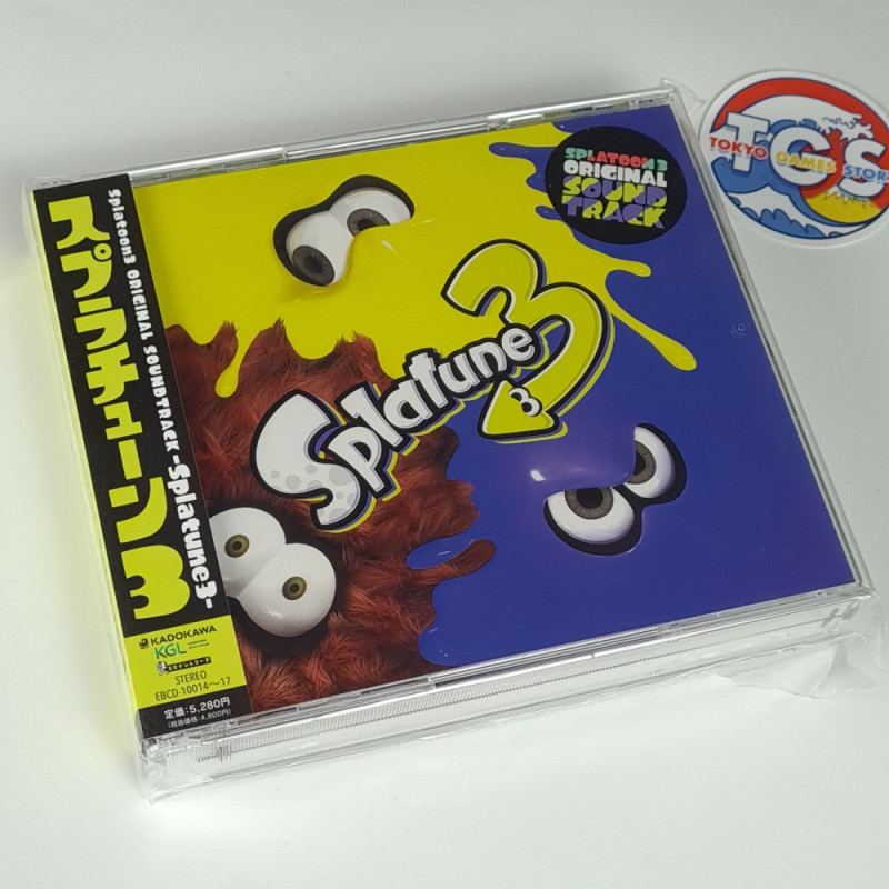 Splatoon 3 Original Soundtrack - Splatune 3 CD Original Soundtrack OST  Japan NEW Videogame Music