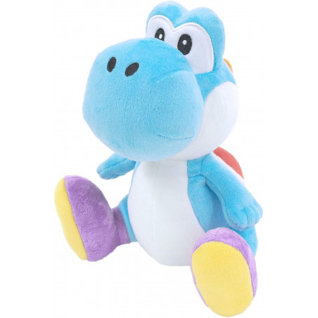SANEI Super Mario All Star Collection AC47: Light Blue Yoshi Plush/Peluche Japan New