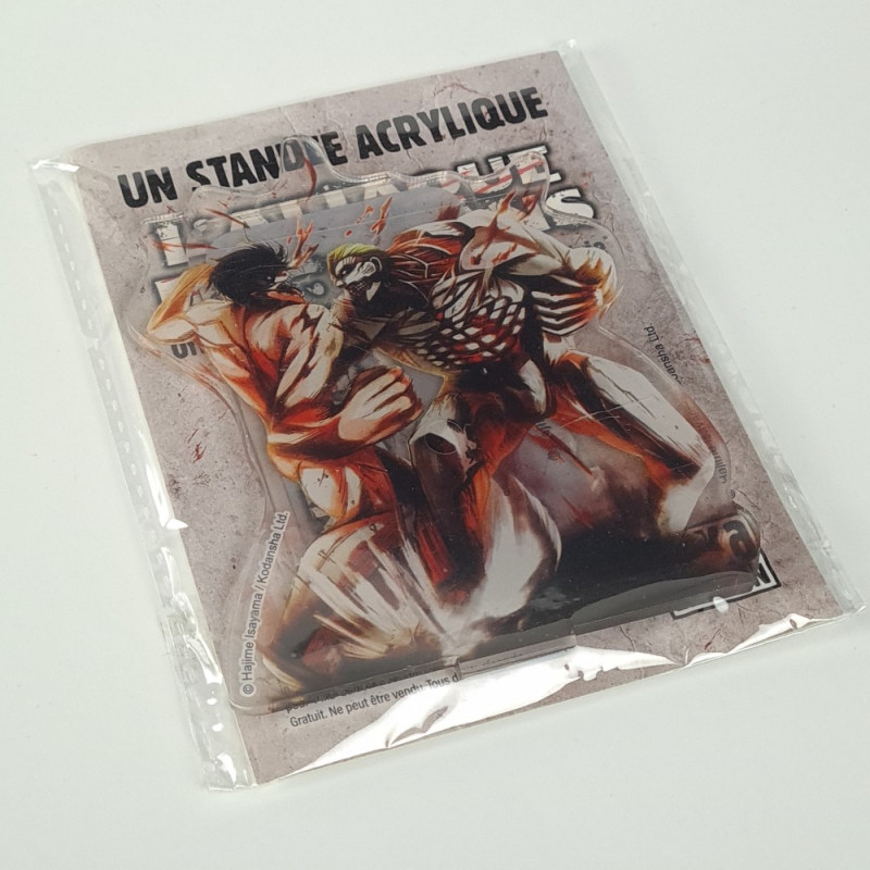 Standee Acrylique L'Attaque des Titans - Shingeki no Kyojin NEUF/New Pika Édition Euro