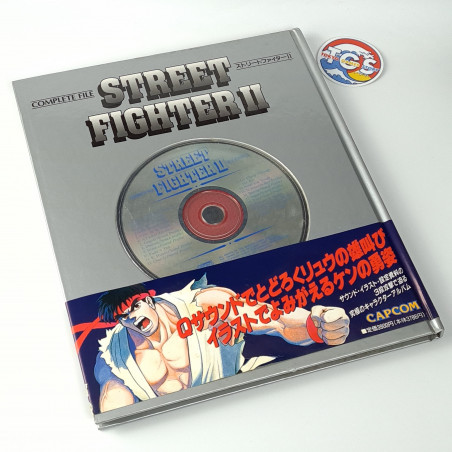 Street Fighter II Complete File ArtBook Poster CD Original Soundtrack OST Japan 1992