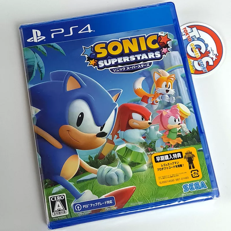 Sonic Superstars PS4 Japan Game In ENGLISH NEW Platform SEGA