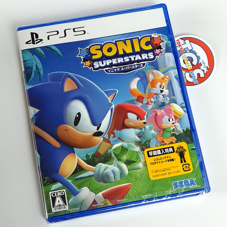 Sonic Superstars PS5 Japan FactorySealed Physical Game In MULTILANGUAGE Platform SEGA