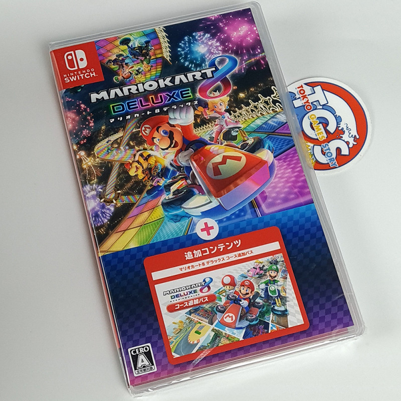 Mario Kart 8 Deluxe +Booster Course Pass Switch Japan FactorySealed Game In MULTILANGUAGE New Racing Nintendo