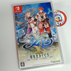 Ys X: Nordics Switch JAPAN Physical FactorySealed Game NEW Action RPG Falcom