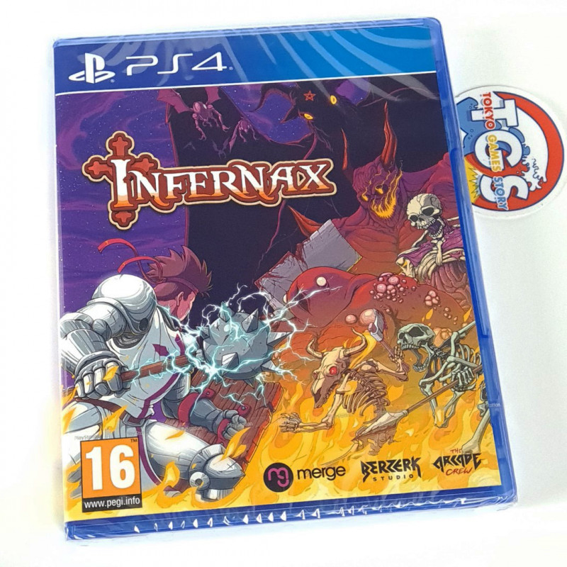 Infernax  PS4 EU Game in FR-EN-DE-ES-IT New/Sealed MERGE BERZERK STUDIO Aventure Action