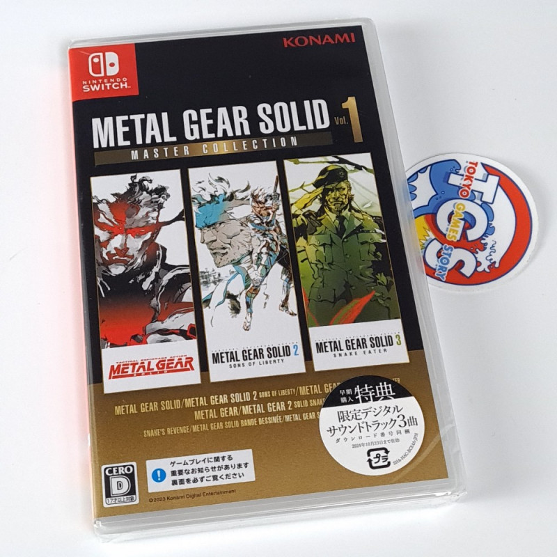 METAL GEAR SOLID Master Collection Switch Japan Physical 7 Games (EN-FR-DE-ES-IT) NEW
