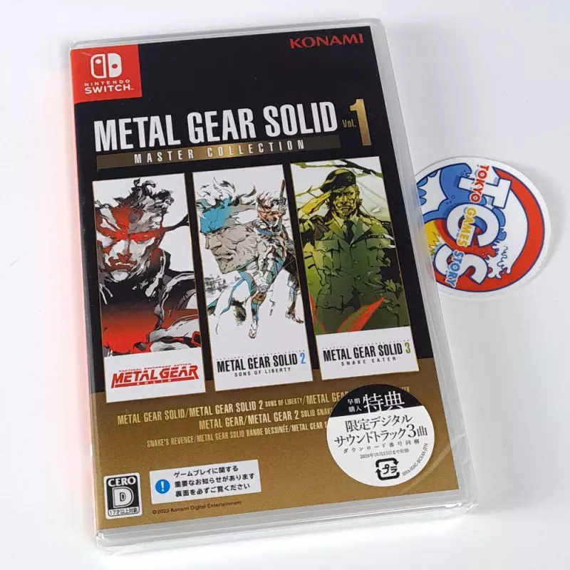 METAL GEAR SOLID Master Collection Switch Japan (7Games+Bonus) (EN 