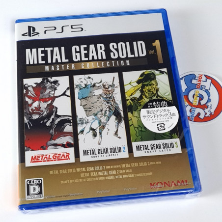 METAL GEAR SOLID Master Collection PS5 Japan Physical 7 Games (EN-FR-DE-ES-IT) NEW