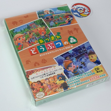 Animal Crossing: New Horizons Original Soundtrack BGM Collection CDx4 OST Japan NEW COCX-41434