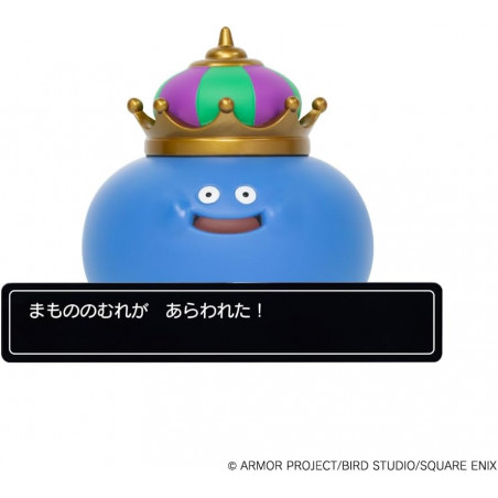 Dragon Quest Figure Collection with Command Window King Slime Roi Gluant Japan New Square Enix