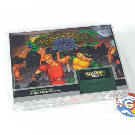 BATTLETOADS & DOUBLE DRAGON CARTRIDGE LIMITED EDITION SNES Super Nintendo PAL New