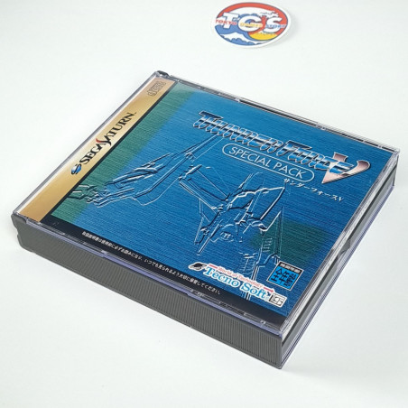 Thunder Force V Special Pack +Spin&Reg. Sega Saturn Japan Thunderforce 5 Shmup Shooting 5 Tecno Soft 1997