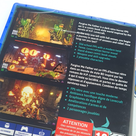 FORGIVE ME FATHER PS4 EU Game In Multi-Langage NEW Retro Horror FPS Lovecraft