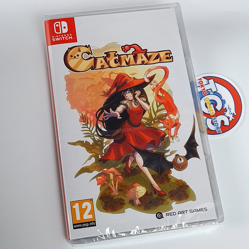 Catmaze (2900Ex.) Switch EU Physical Game in EN-DE-ES-FR-CH-JP NEW Red Art Games Platform Metroidvania