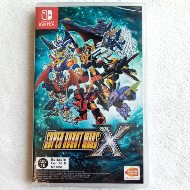 Super Robot Wars X Nintendo Switch Asian With English Subtitle Vers. New BANDAI NAMCO TACTICAL RPG