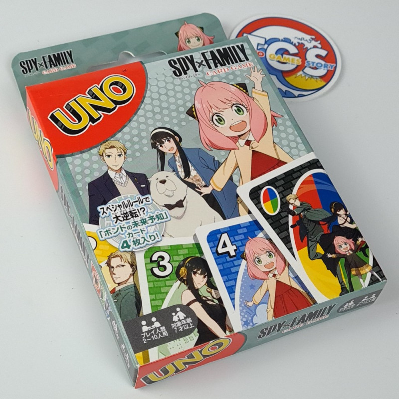 UNO Spy x Family Card Game/Jeu De Cartes Japan New Manga Shonen