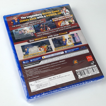 River City: Rival Shodown +OST CD PS4 Asia Game In ENGLISH NEW Kunio-Kun Beat Them All